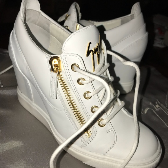 Giuseppe Zanotti wedge sneaker size 8 - Picture 2 of 8